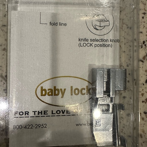 BRAND NEW    BABYLOCK beading foot SERGER accessory - Picture 2 of 2